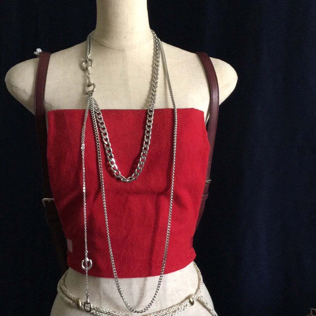 Nwot Stylish Long Link Chain Necklace 78$
